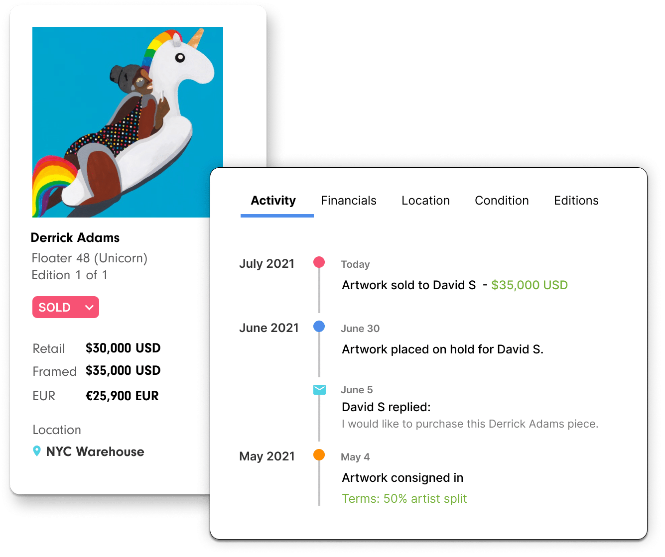 Inventory automation workflows