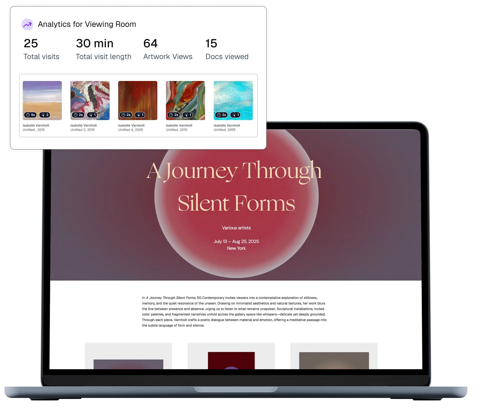 ARTERNAL viewing room editor