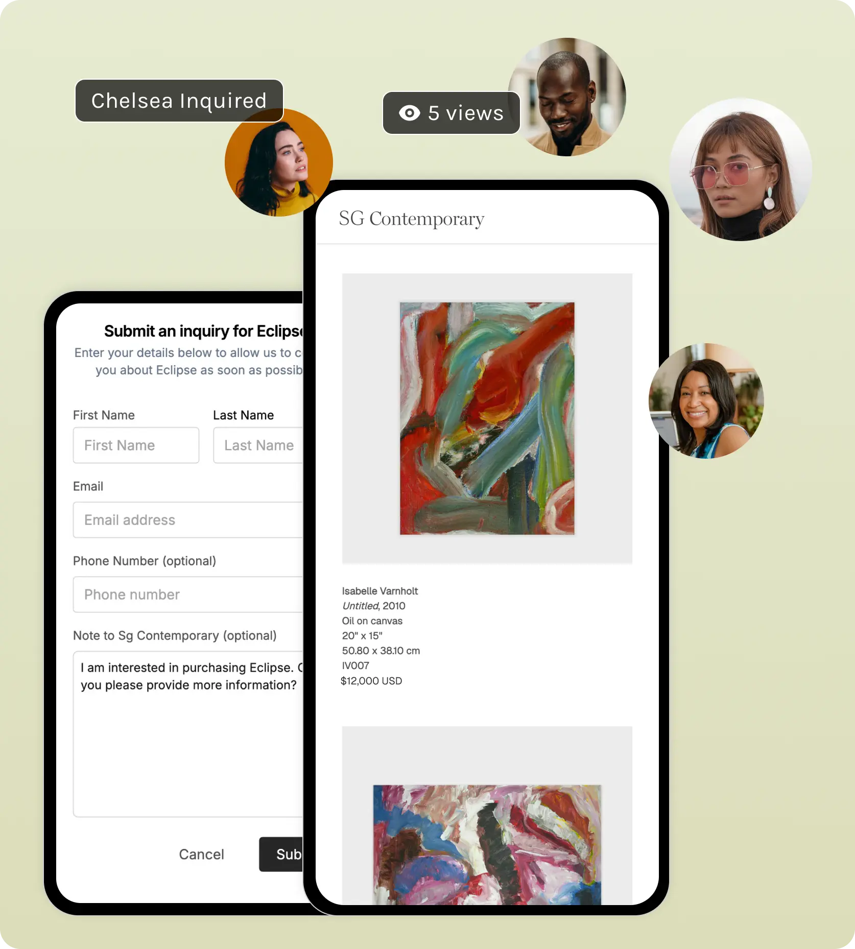Sharing viewing rooms at scale