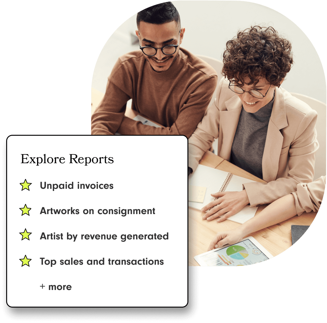Custom reports dashboard